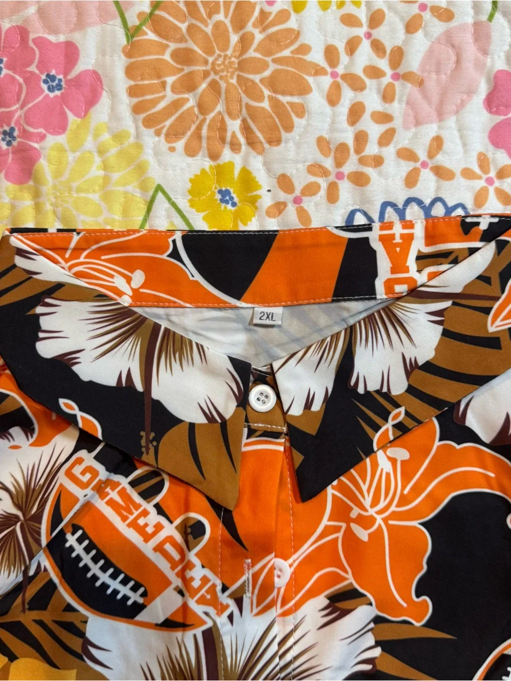 New 2XL womens bengals gameday Hawaiian shirt - Picture 2 of 5